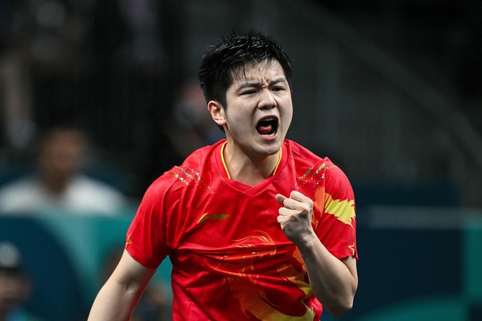 奥地利乒乓球队强势波兰乒乓球队，王皓关键制胜